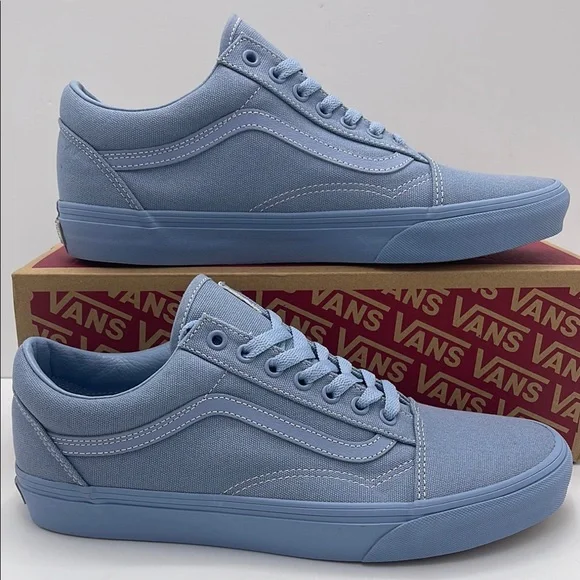 Vans Men’s Sneakers Low-Top Canvas Sneakers Old Skool
Pastel Mono Dusty Blue - Picture 1 of 16